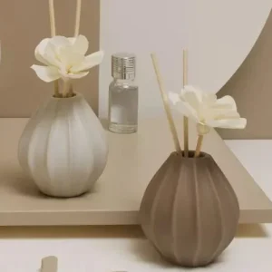 Profumatore Origami Piccolo Marrone/Bianco Claraluna