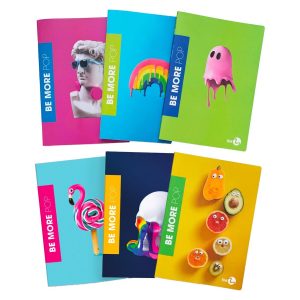 Maxi BM Different Pop: 21 X 29.7 cm, A4, rigatura B, 24 + 1 fogli, 100 g/mq