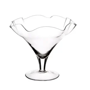 Coppa vetro con bordo onda d25 (1pz)