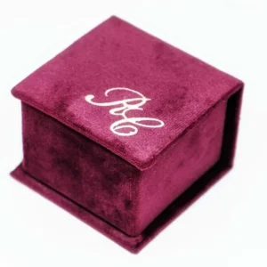 20 scatoline in velluto porta confetti bomboniera segnaposto matrimonio