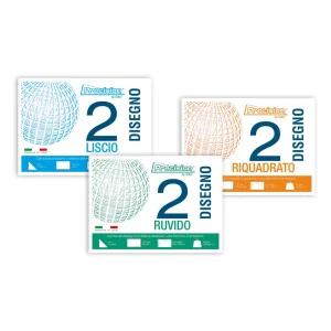 Carta per il disegno CIAC Precision 4: 33 X 48 cm, 20 fogli, liscia, a blocco