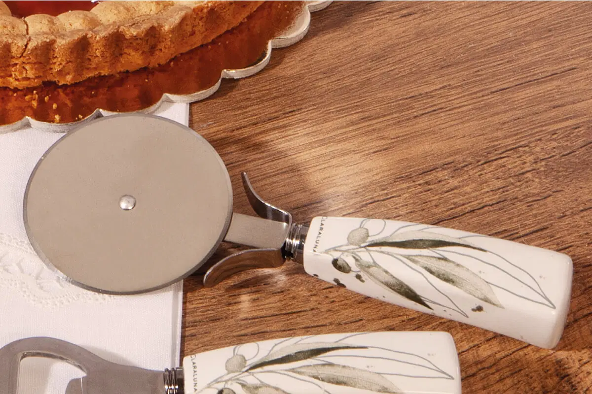 Rotella per la pizza foglie Claraluna - immagine 2