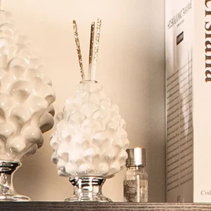 Profumatore pigna piccola silver Claraluna