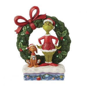 GRINCH AND MAX IN WREATH