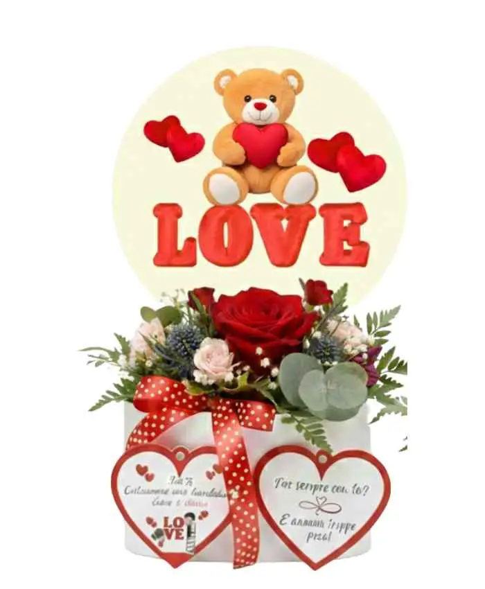 PACCHETTO DEDICALOVE – 40 Flowerbox personalizzate con dedica in 3 misure - immagine 4