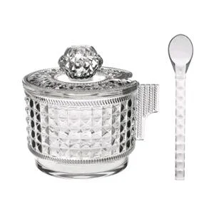 Zuccheriera In Plexiglass Con Cucchiaino Trasparente Linea “Chic&Zen” Baci Milano