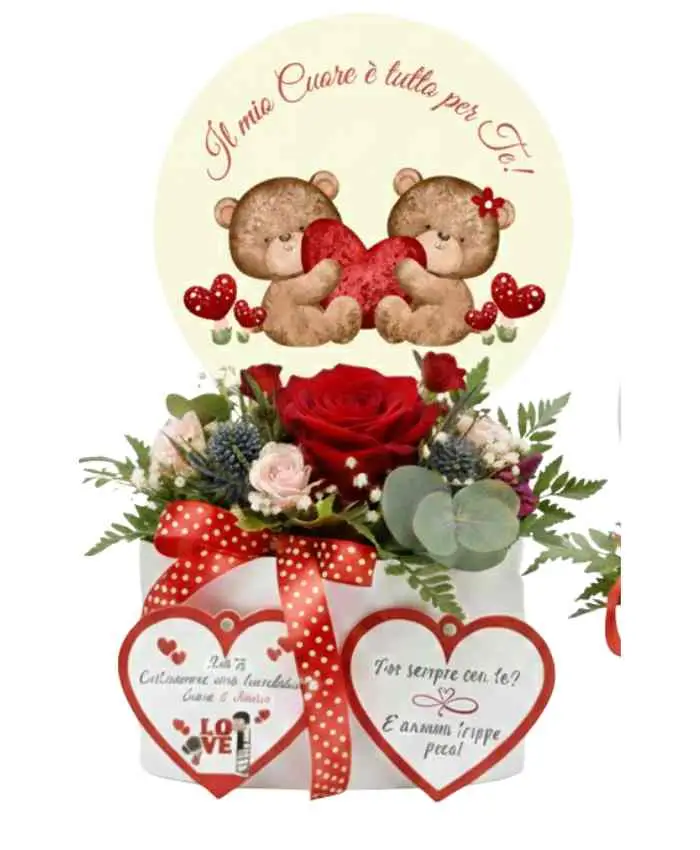 PACCHETTO DEDICALOVE – 40 Flowerbox personalizzate con dedica in 3 misure - immagine 5