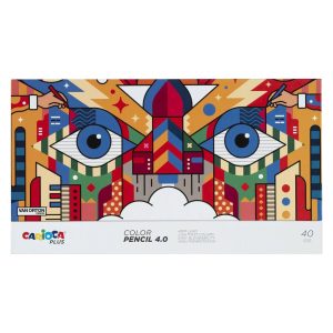 Matite colorate Carioca Plus Color Pencil 4.0 Hard Box: cf. da 40 u.