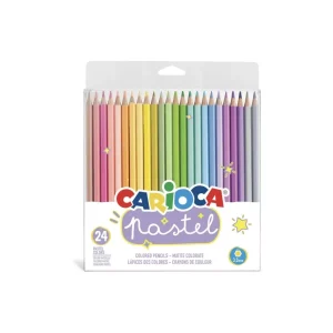 Matite colorate Carioca Pastel: assortiti, cf. da 24 u.