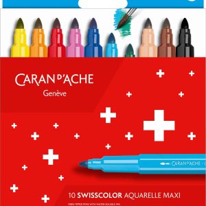 CARAN D’ACHE Penna fibra Swisscolor Maxi 195.41 10 pezzi