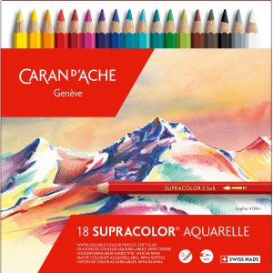 CARAN D’ACHE Matida col. Supracolor 3,8mm 3888.318 ass. astuccio met. 18 pezzo