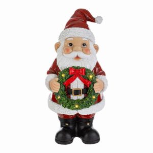 Babbo Elfo Con Ghirlanda