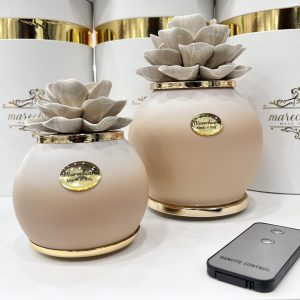 Lampada c/fiore Tortora