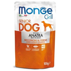 Monge Grill Senior Umido per Cani – Pack 5 pezzi x100g
