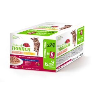 Natural Trainer Classic Umido per Gatti – Multipack x24