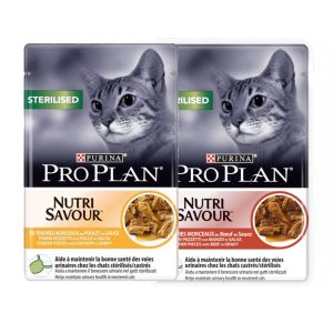 Purina Pro Plan Nutri Savour – Umido per Gatti Sterilizzati 10x85g
