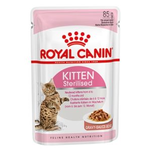 Royal Canin Kitten Sterilised in Salsa – Pack 12 pezzi x85g