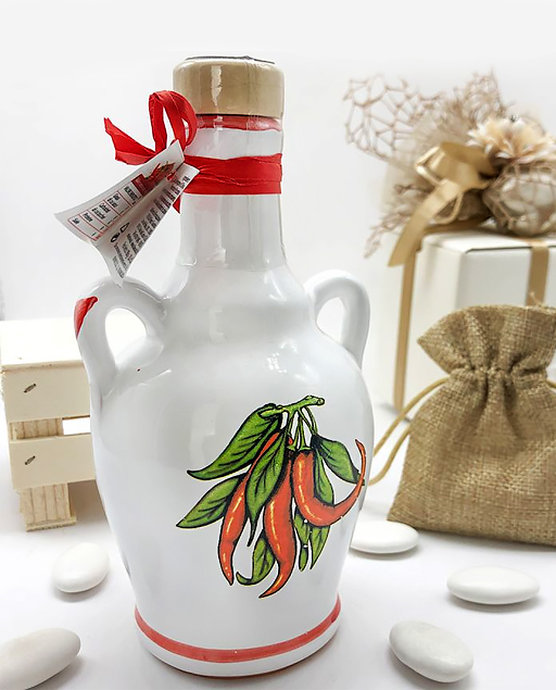 ANFORA ORCIO CON OLIO AROMATIZZATO PEPEROCINO - immagine 2