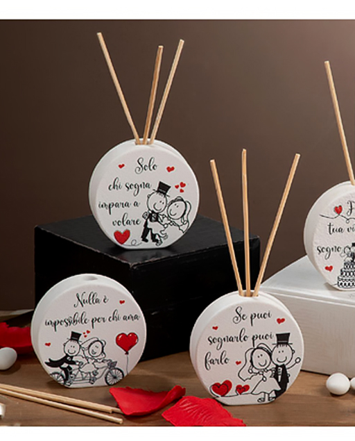 PROFUMATORE SIMPATICI SPOSINI PERSONALIZZATO - immagine 4