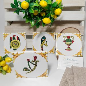 MATTONELLA SOTTOBICCHIERE CARTE SICILIANE