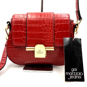 Borsa tracolla Gai Mattiolo Rosso Cardinale