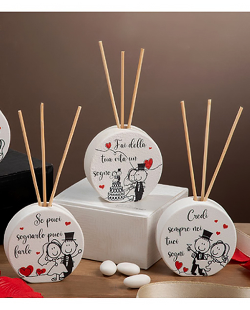 PROFUMATORE SIMPATICI SPOSINI PERSONALIZZATO - immagine 3