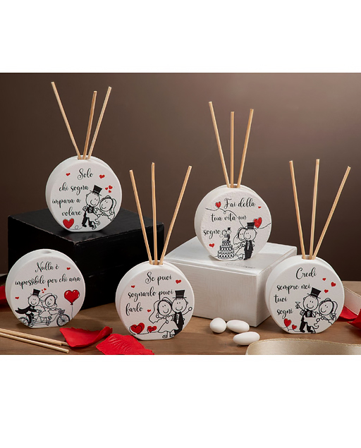PROFUMATORE SIMPATICI SPOSINI PERSONALIZZATO - immagine 2