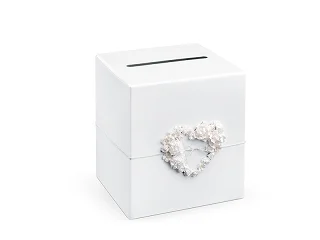 Scarola Portabuste Bianca Cuore di Fiori (PUDTM4) - immagine 2