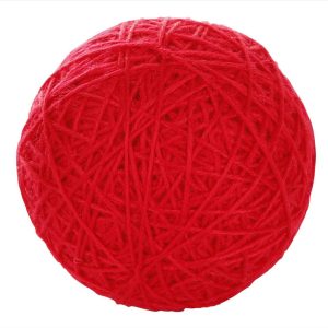 Palla da gioco in lana