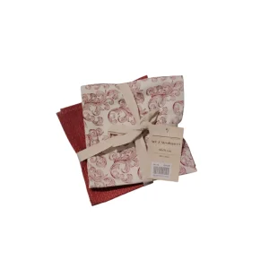 Set 2 strofinacci Royal Red 50X70cm 10119