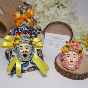 SACCHETTO TESTA DI MORO COLORATE