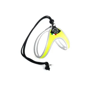 PETTORINA “LAVORI IN CORSO” CON LACCIO MIS. 3 GIALLA