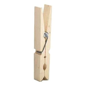 Xtra’ mollette biancheria legno pz 10 cod. 07346 molla in metallo cm 10