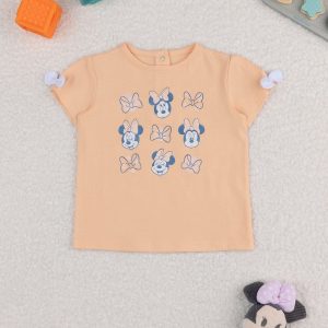 T-shirt bimba arancione minnie