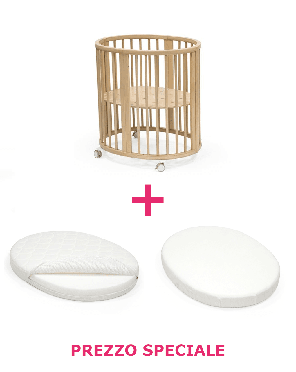 Letto sleepi mini natural v3 + mattress v3 e lenzuolo a un prezzo speciale – stokke® - immagine 2