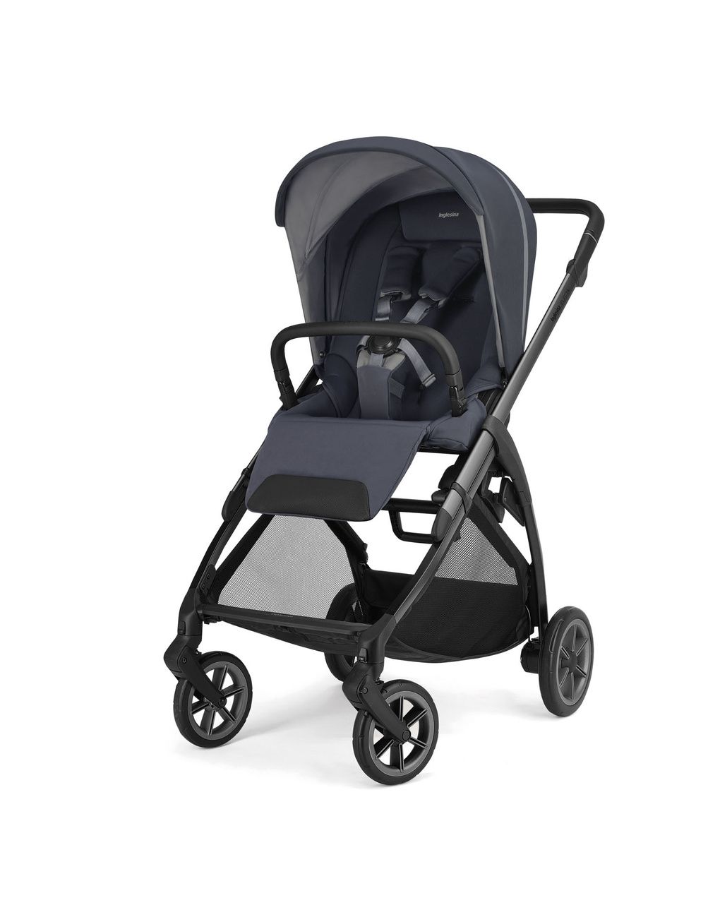 Electa system quattro – rooftop blue con telaio iron e seggiolino auto darwin infant recline evo – inglesina - immagine 5