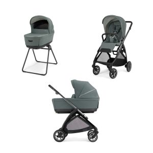 Electa system duo – studio grey con telaio iron – inglesina