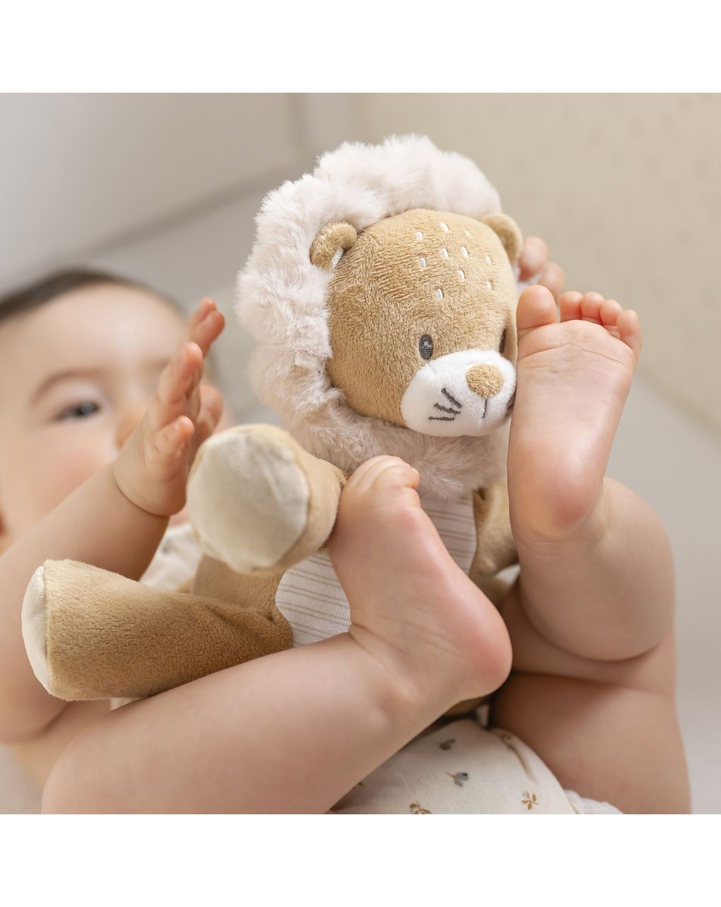 Peluche ernest il leone – 0+ – nattou - immagine 3