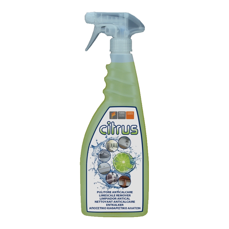 Faren Citrus spray pulitore anti calcare detergente spray 750 ml