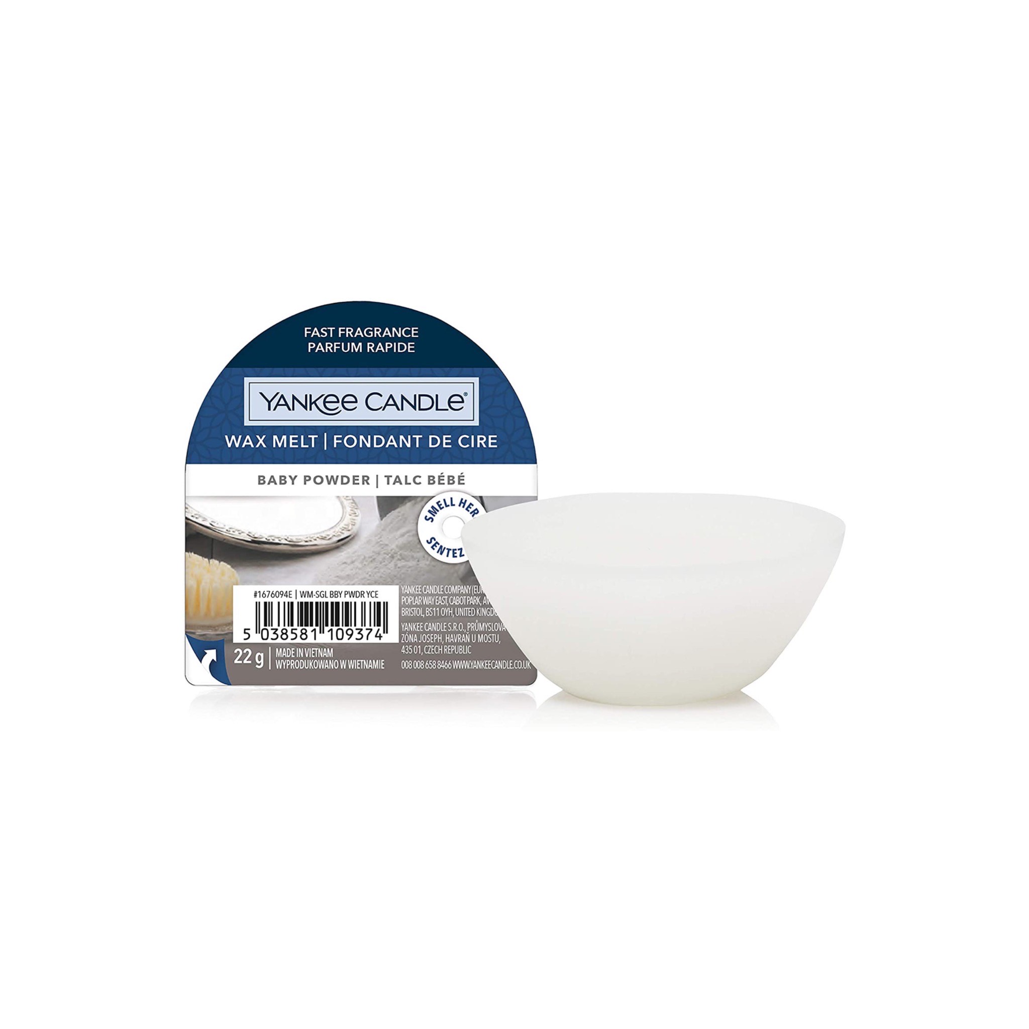 Yankee Candle Tart da fondere fragranza Baby Powder 22 g - immagine 2