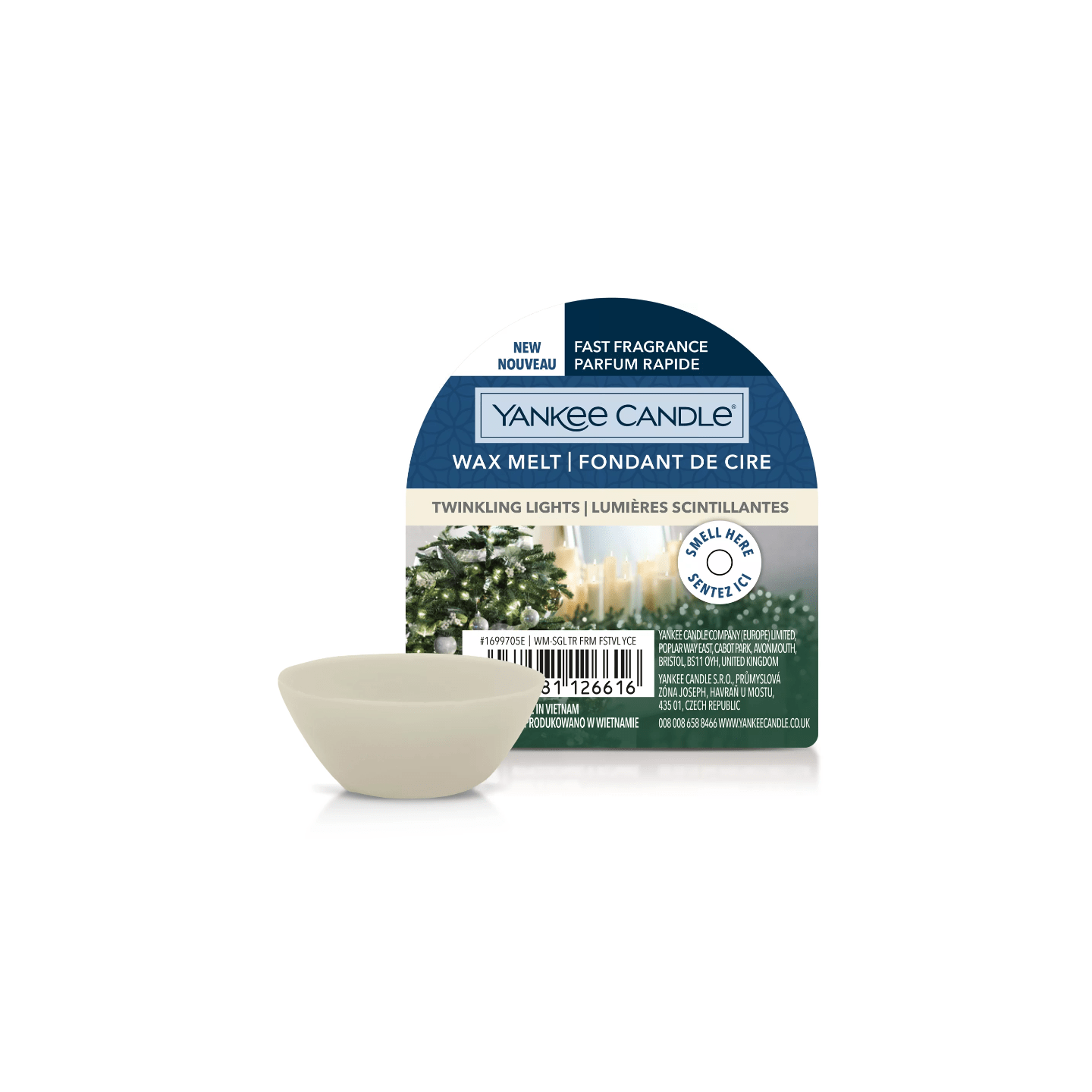 Yankee Candle Tart 2020 Twinkling Lights tart 22 g durata fino a 8 ore - immagine 2